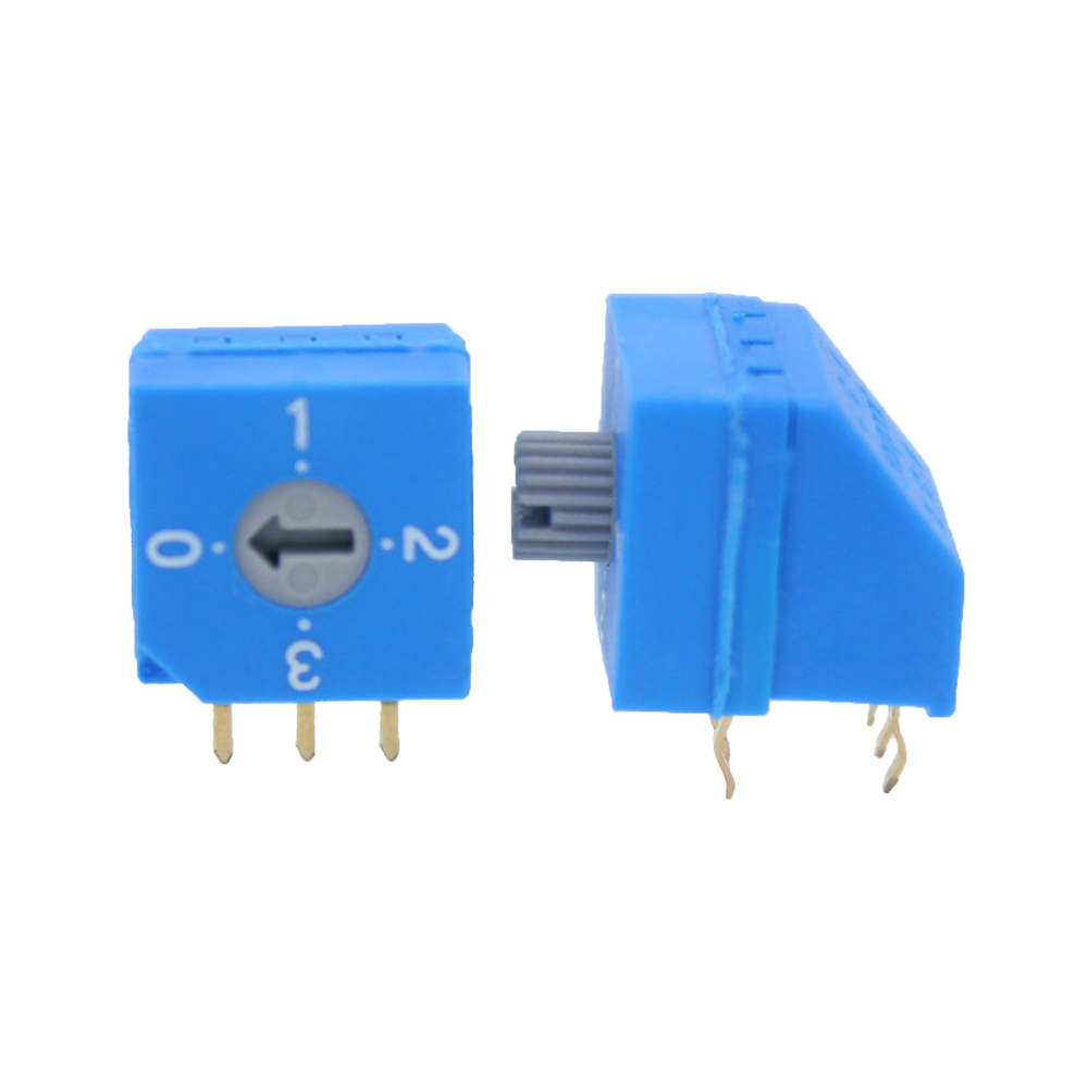 RR3 Right Angel Rotary Dip Switch