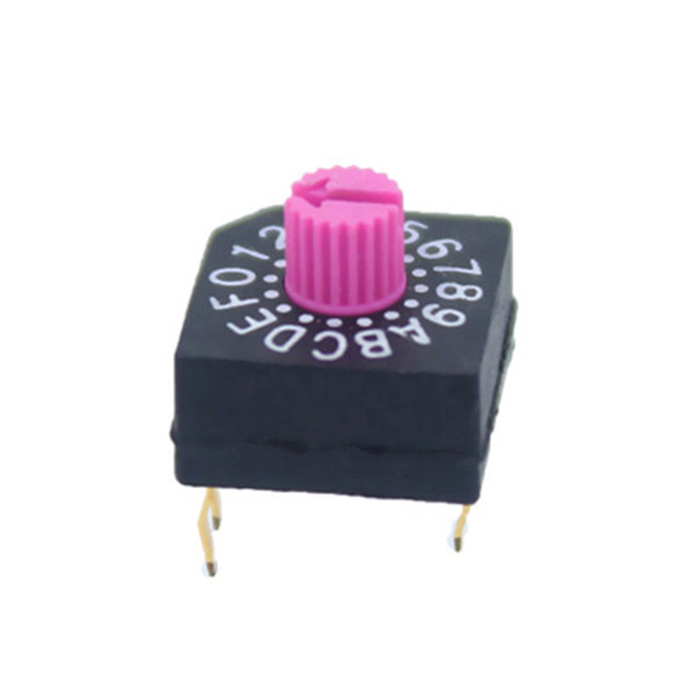 Thru-hole Type 4+1 Pins Complementary Code Rotary Dip Switch